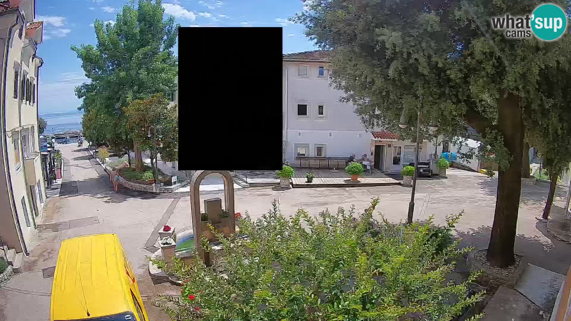 Webcam Centre de Mošćenička Draga – Vue en direct du centre-ville
