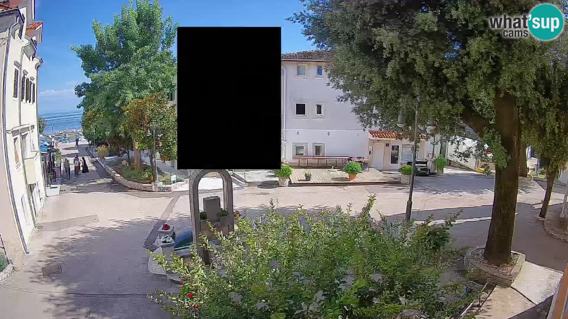 Webcam Centro Draga di Moschiena – Vista live sul centro