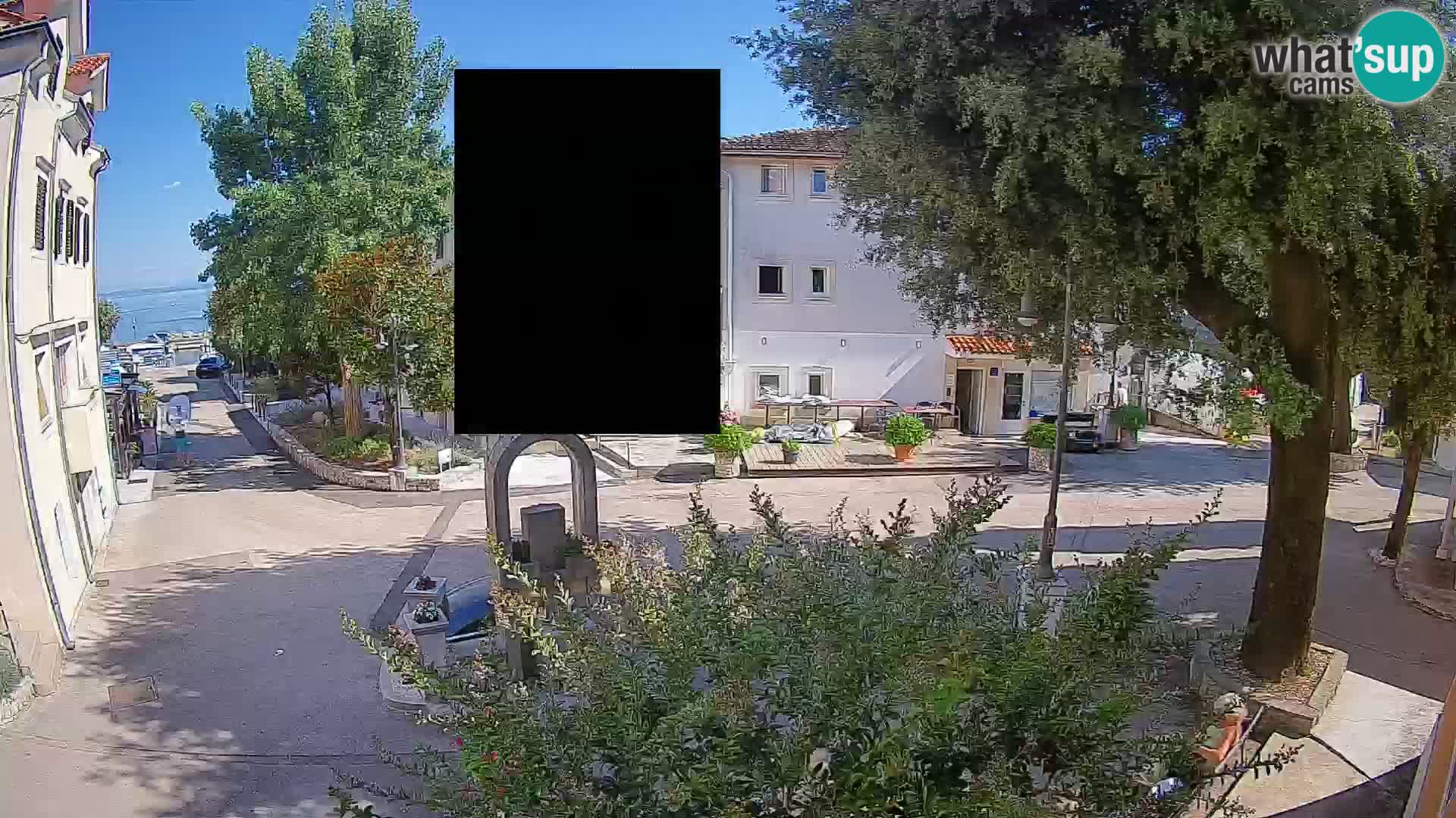 Webcam Mošćenička Draga Center – Live View of the Town Center