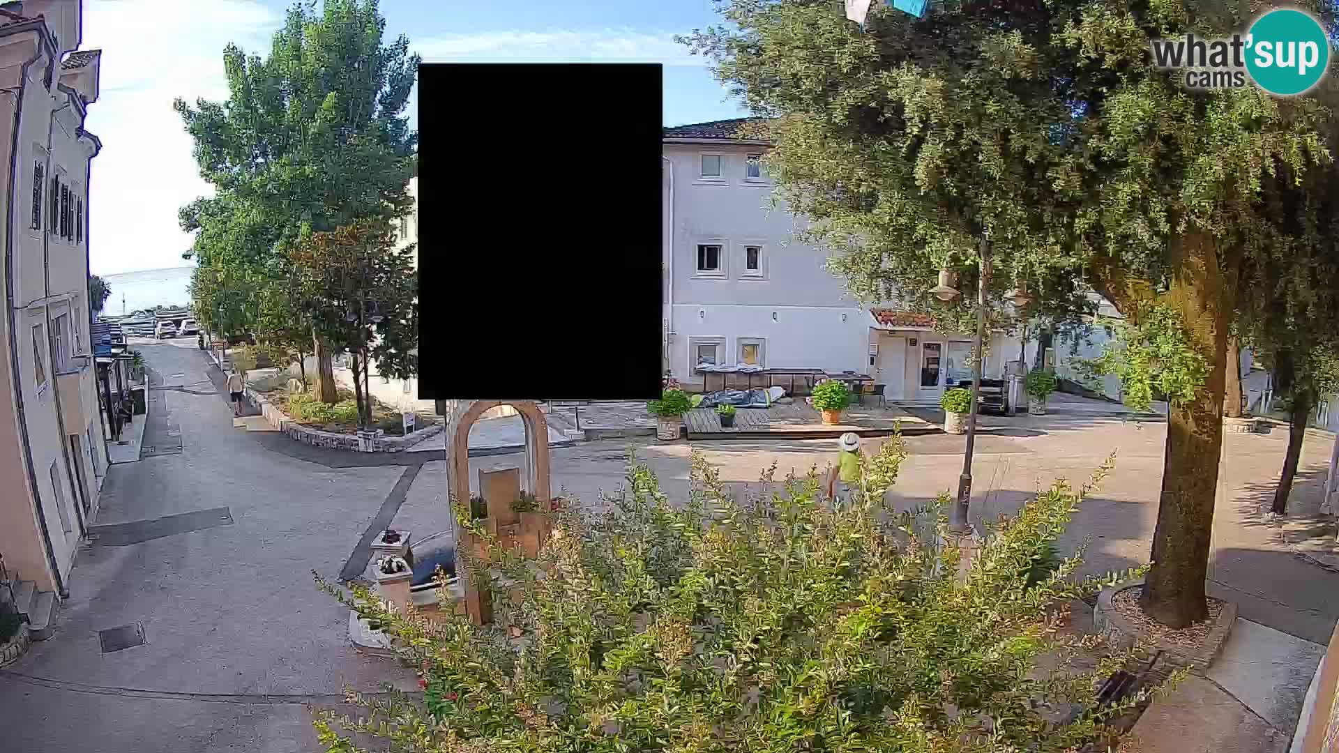 Webcam Mošćenička Draga Center – Live View of the Town Center