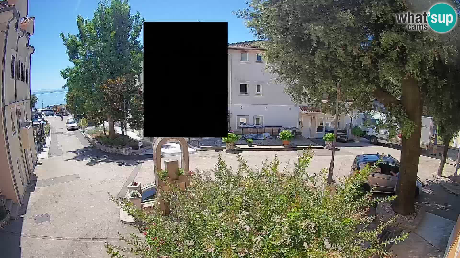Webcam Mošćenička Draga Center – Live View of the Town Center
