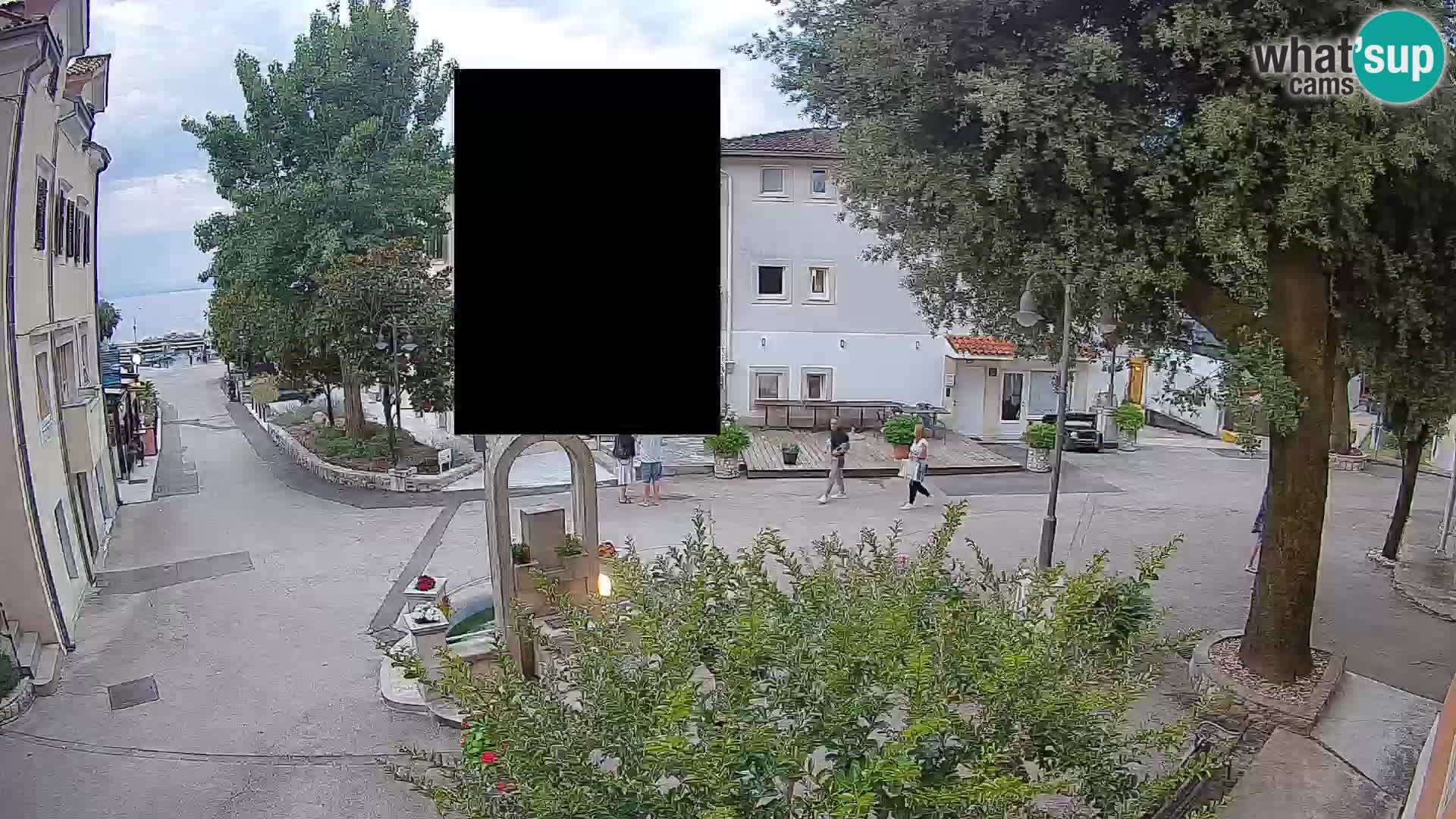 Webcam Mošćenička Draga Zentrum – Liveblick auf das Ortszentrum