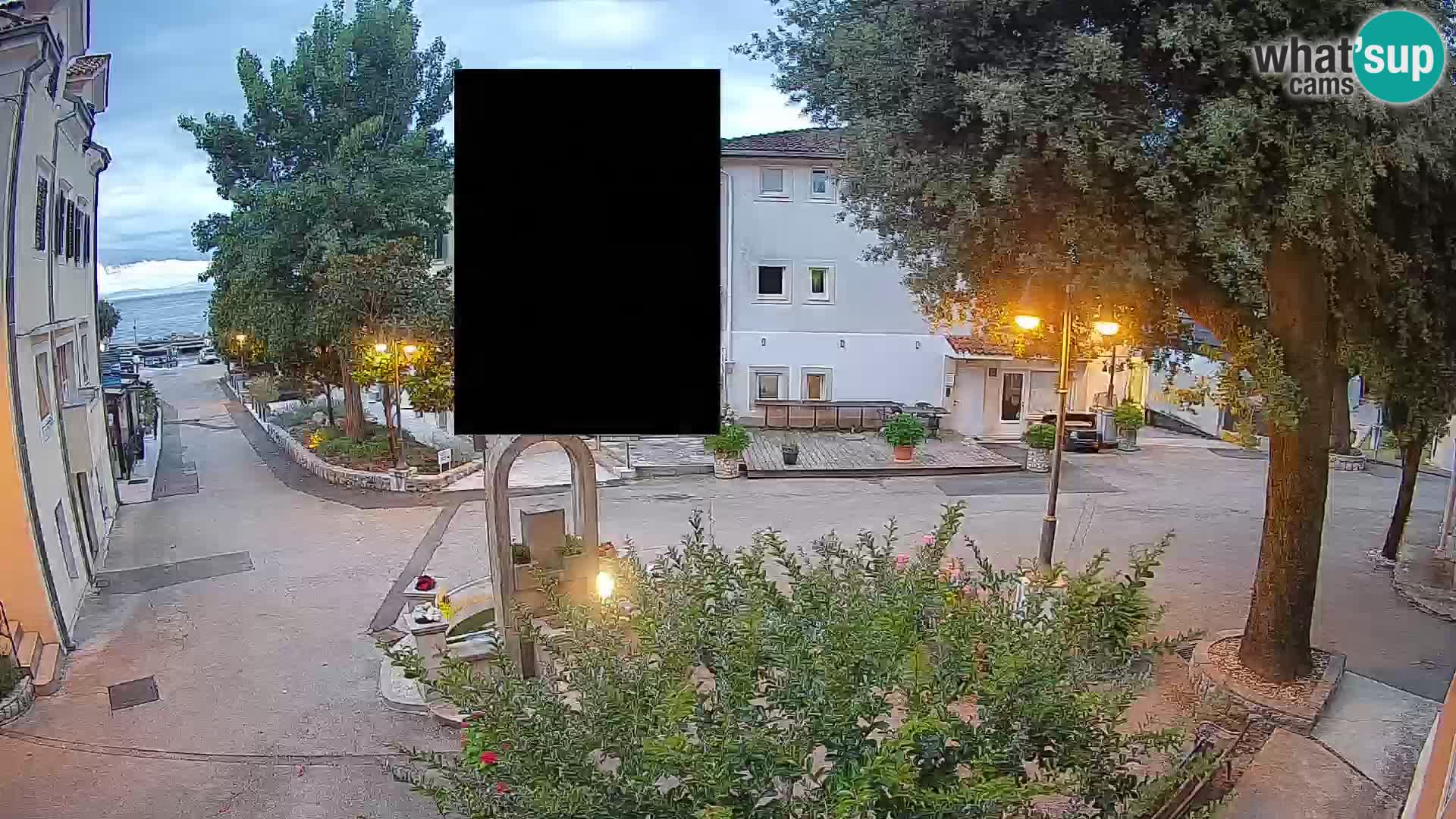 Webcam Mošćenička Draga Center – Live View of the Town Center