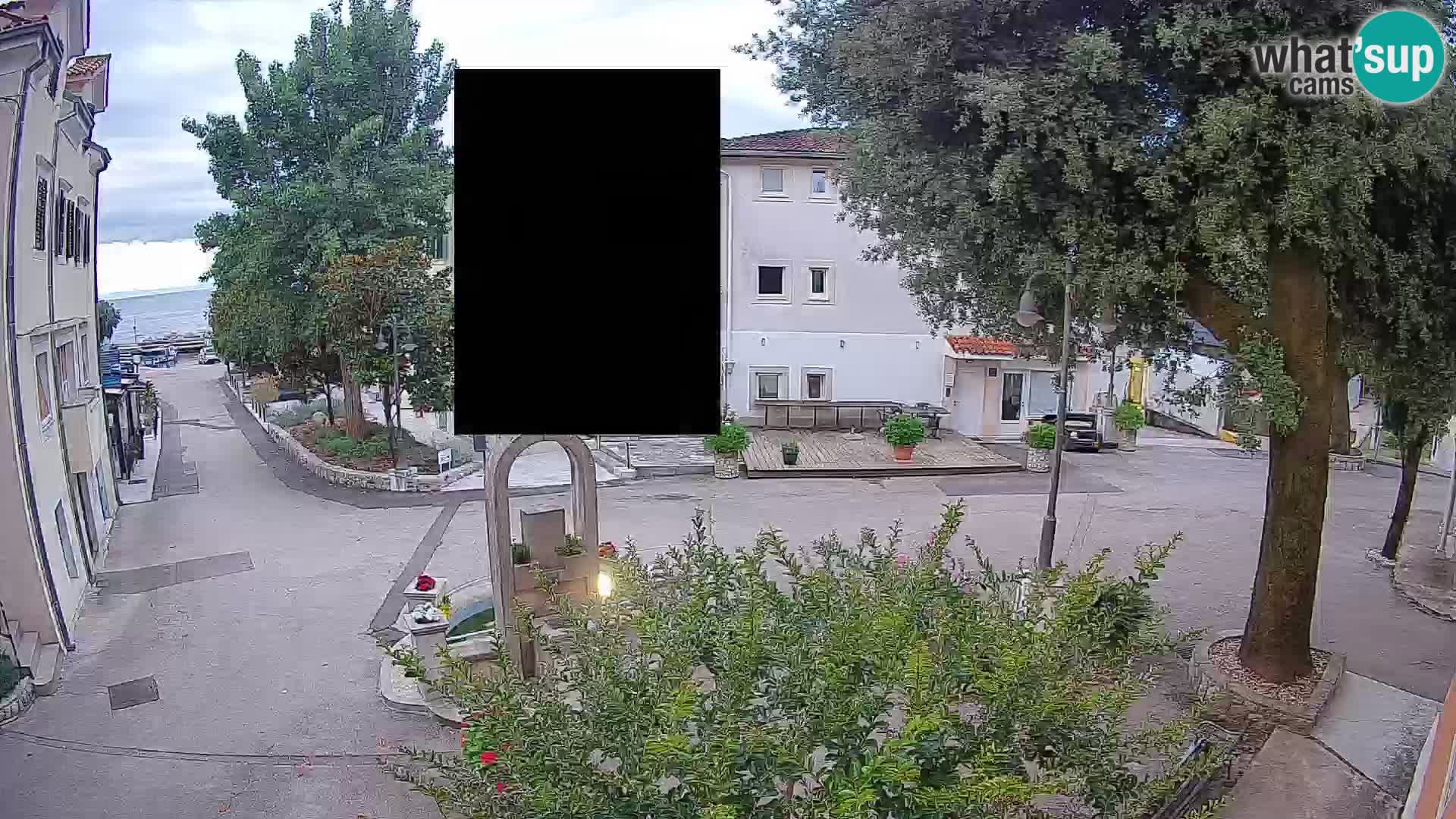 Webcam Mošćenička Draga Center – Live View of the Town Center