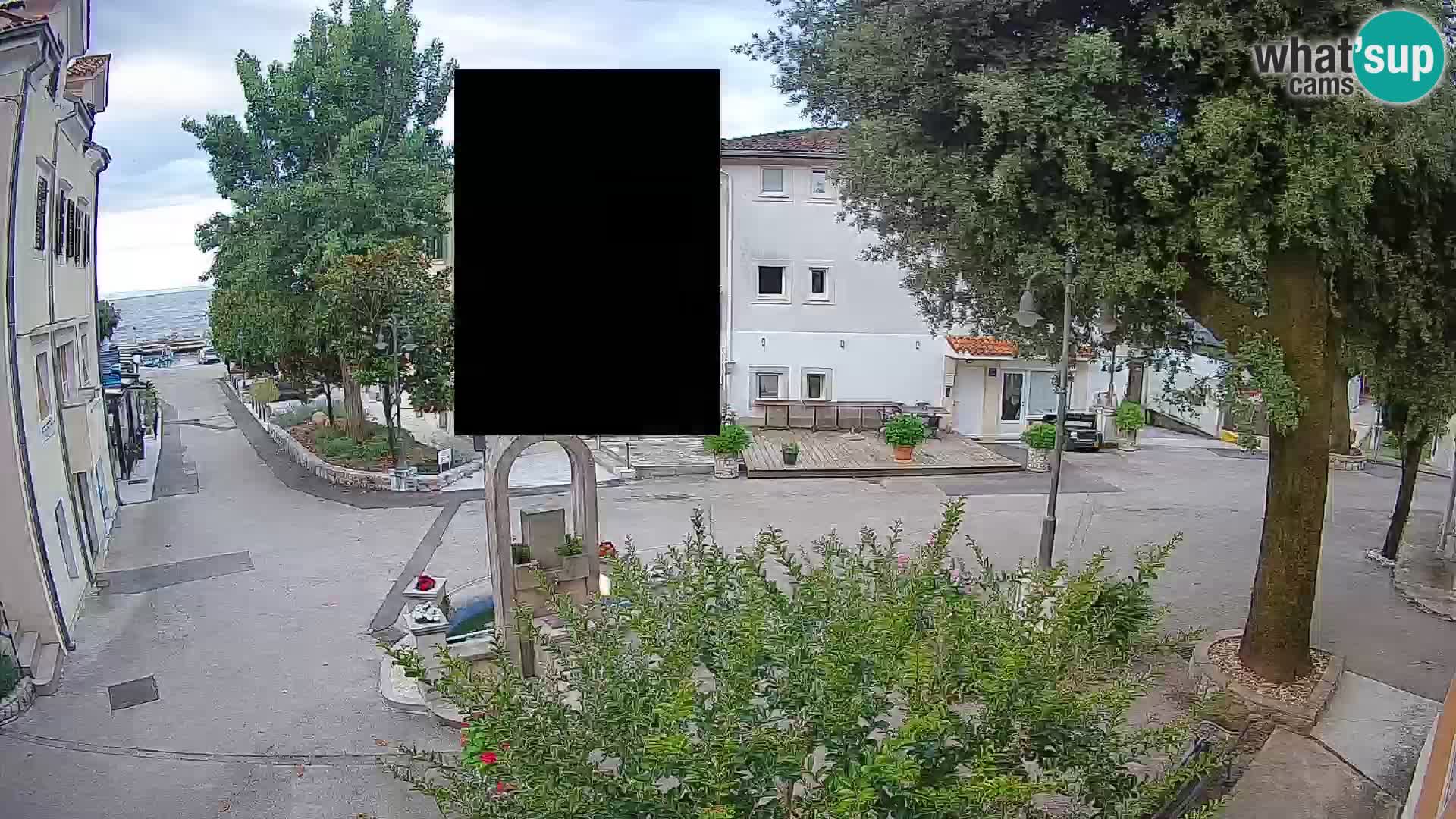 Webcam Mošćenička Draga Center – Live View of the Town Center