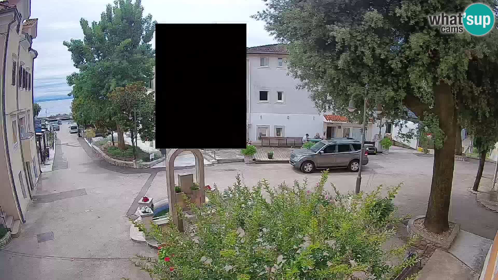Webcam centre de Mošćenička Draga – Vue en direct du centre-ville