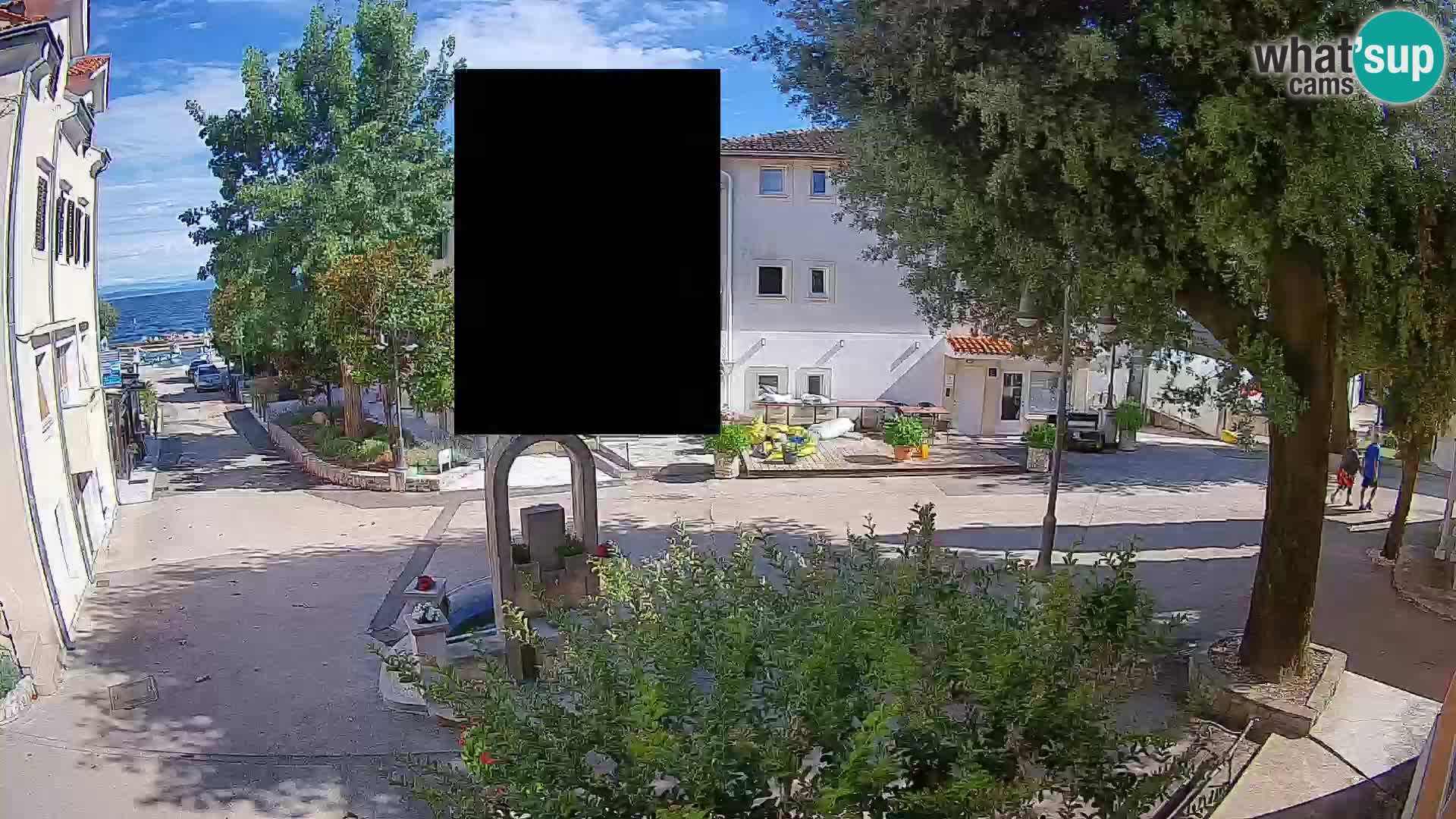Spletna kamera center Mošćeniška Draga – Pogled v živo