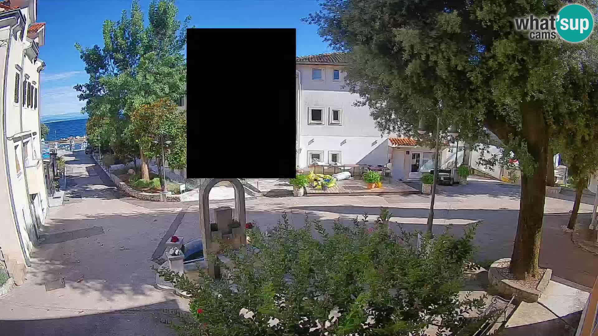 Webcam Centre de Mošćenička Draga – Vue en direct du centre-ville