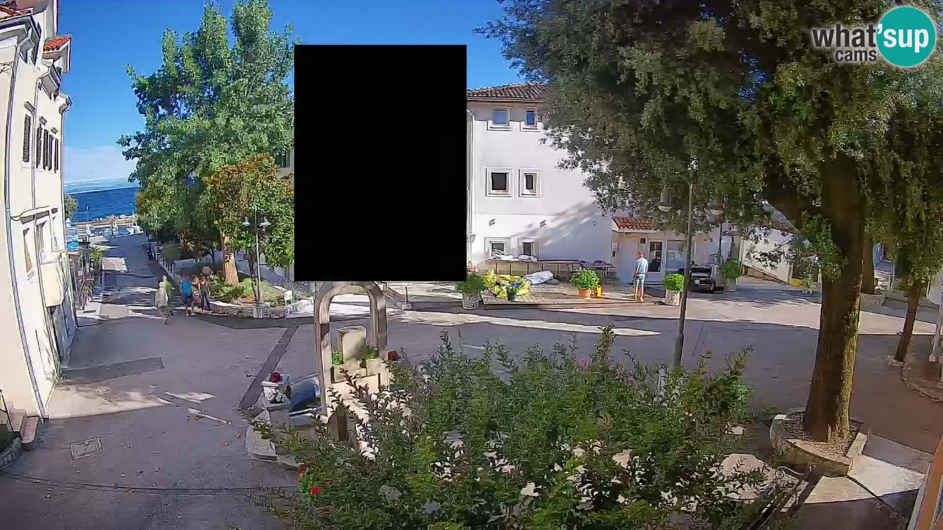 Webcam Mošćenička Draga Zentrum – Liveblick auf das Ortszentrum