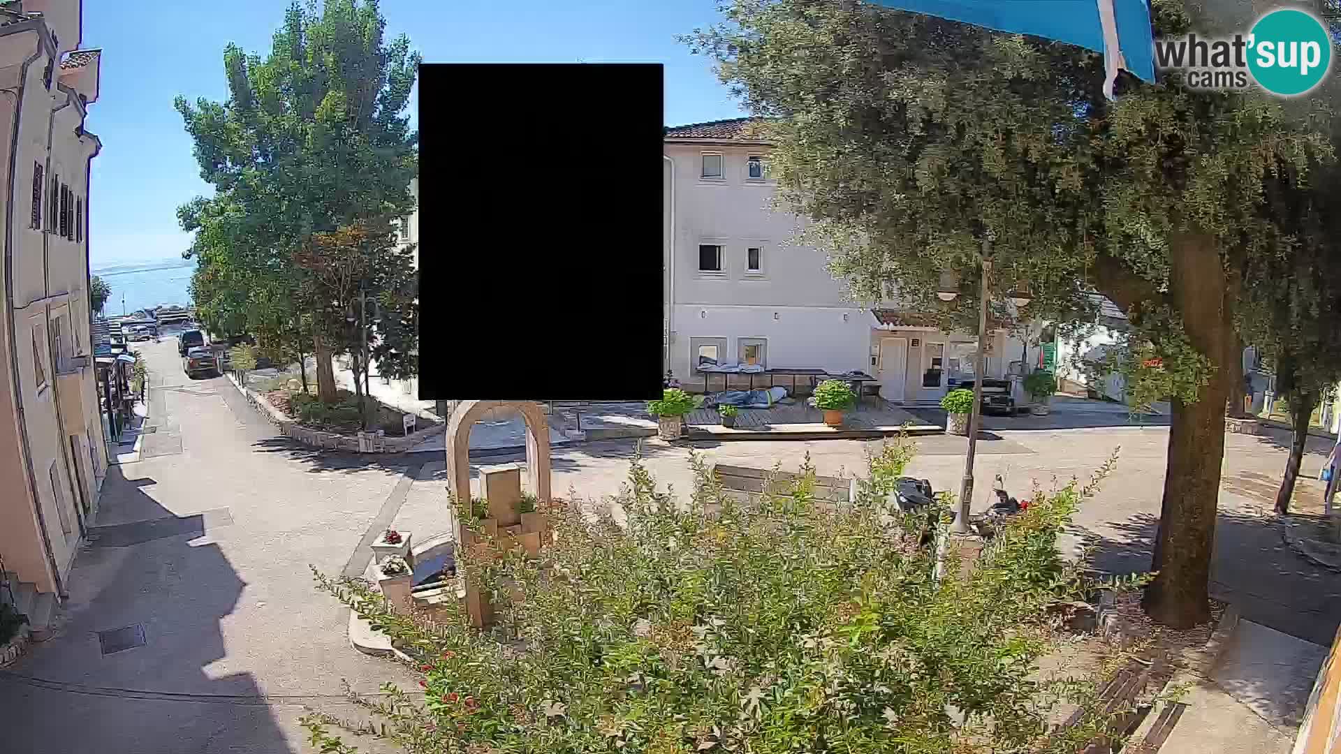 Webcam Mošćenička Draga Center – Live View of the Town Center