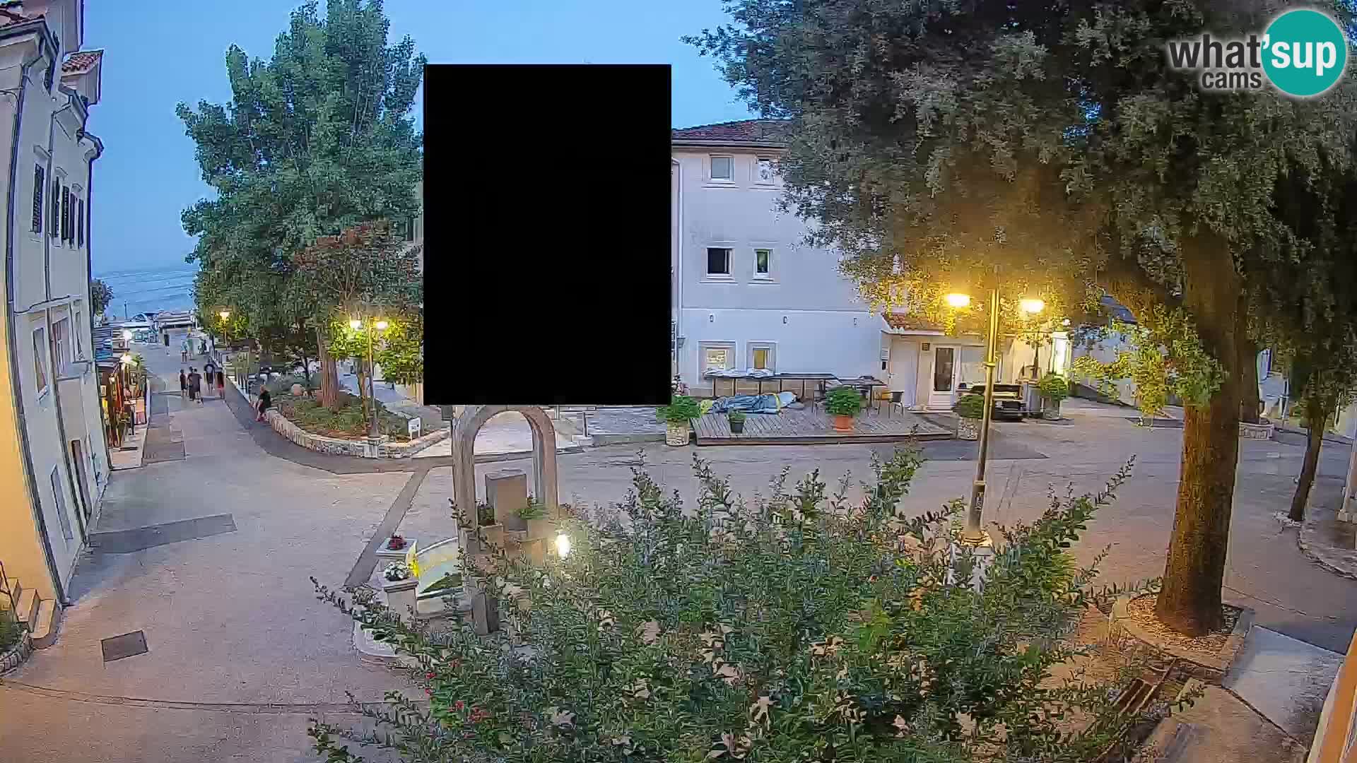 Webcam centre de Mošćenička Draga – Vue en direct du centre-ville