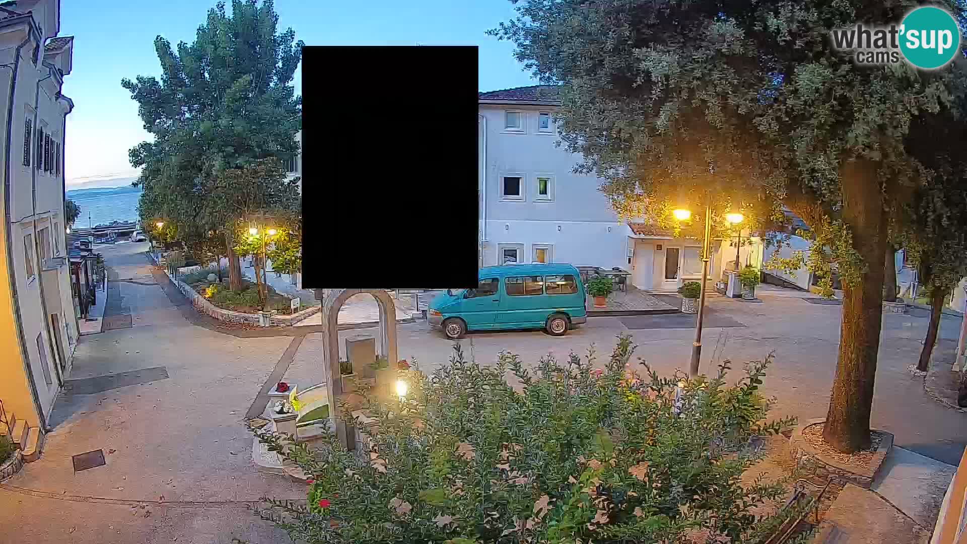 Webcam Mošćenička Draga Center – Live View of the Town Center