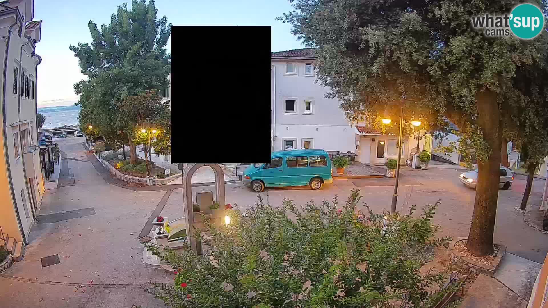 Webcam centre de Mošćenička Draga – Vue en direct du centre-ville