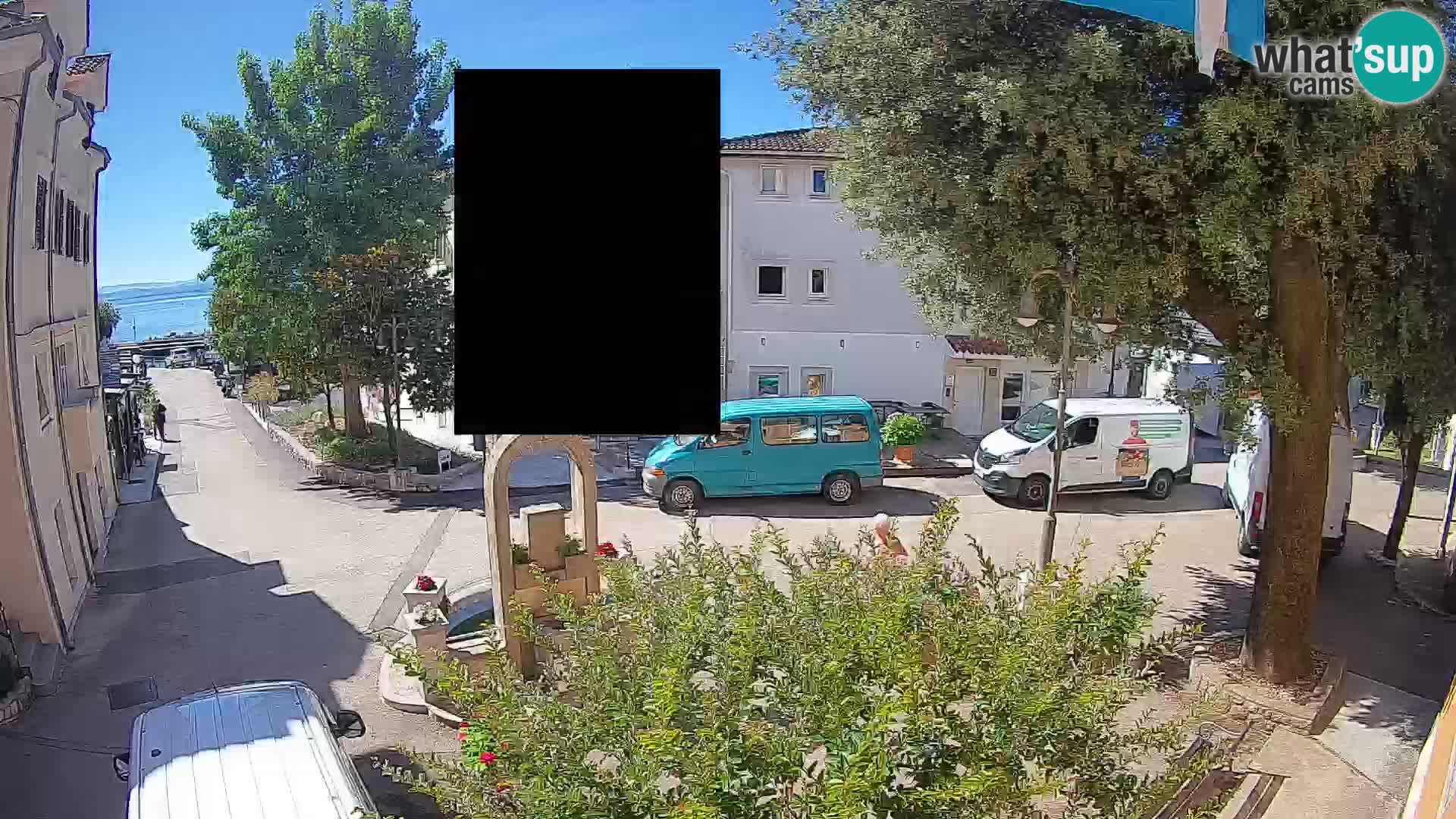 Webcam Centro Draga di Moschiena – Vista live sul centro