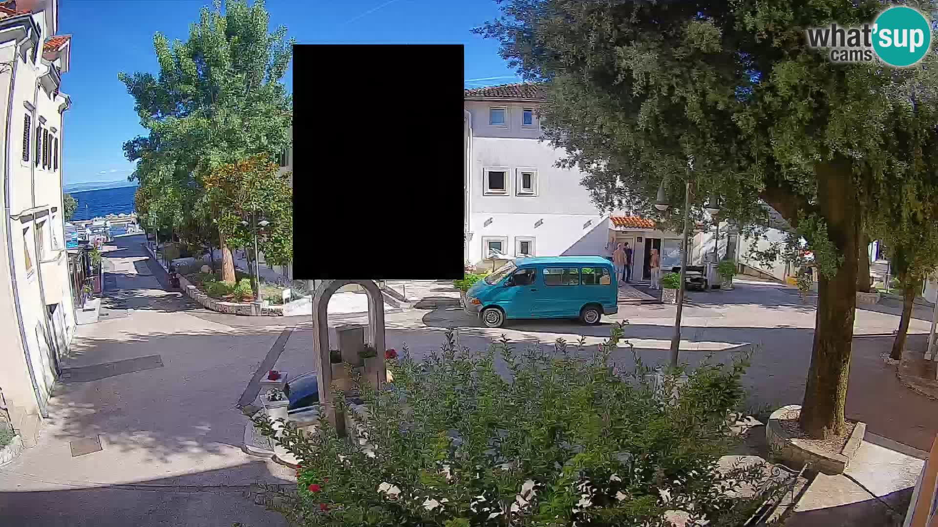 Web kamera centar Mošćeničke Drage – Pogled uživo