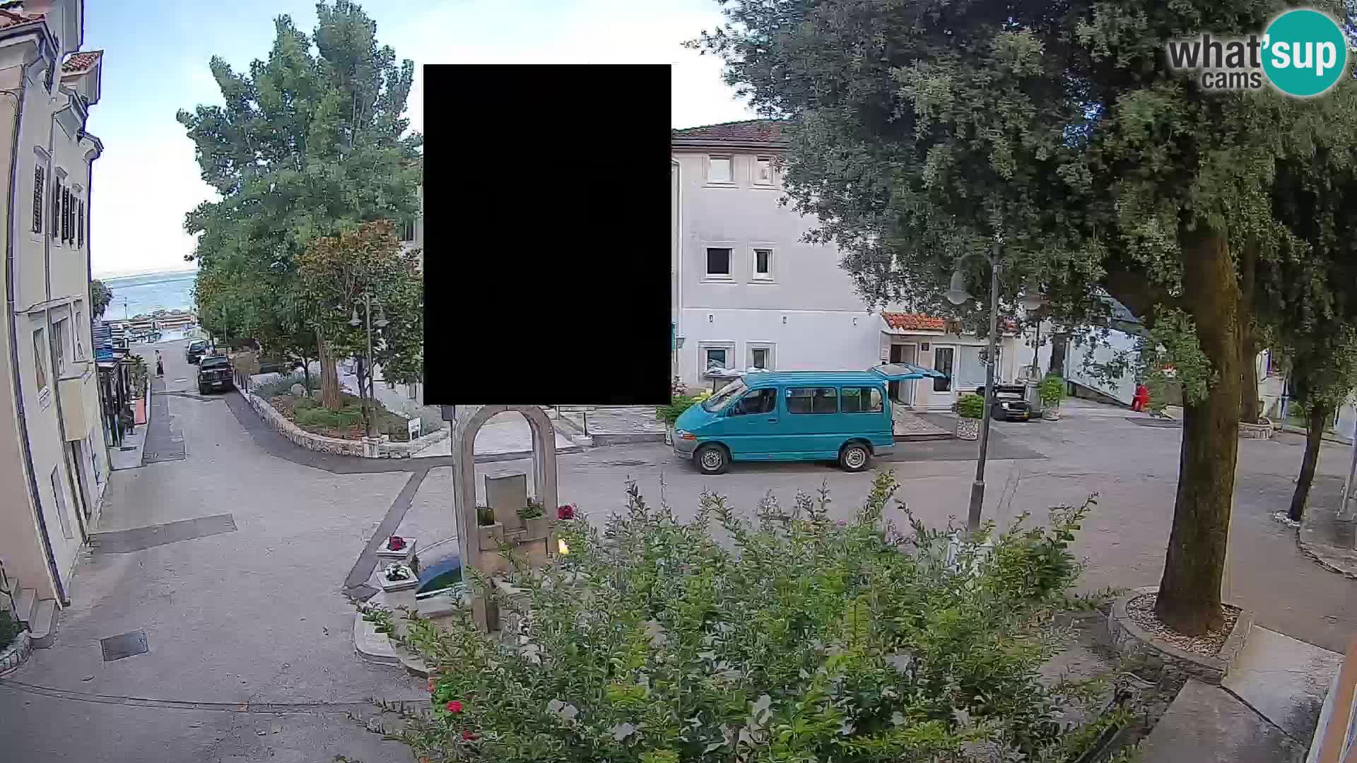 Webcam Mošćenička Draga Center – Live View of the Town Center