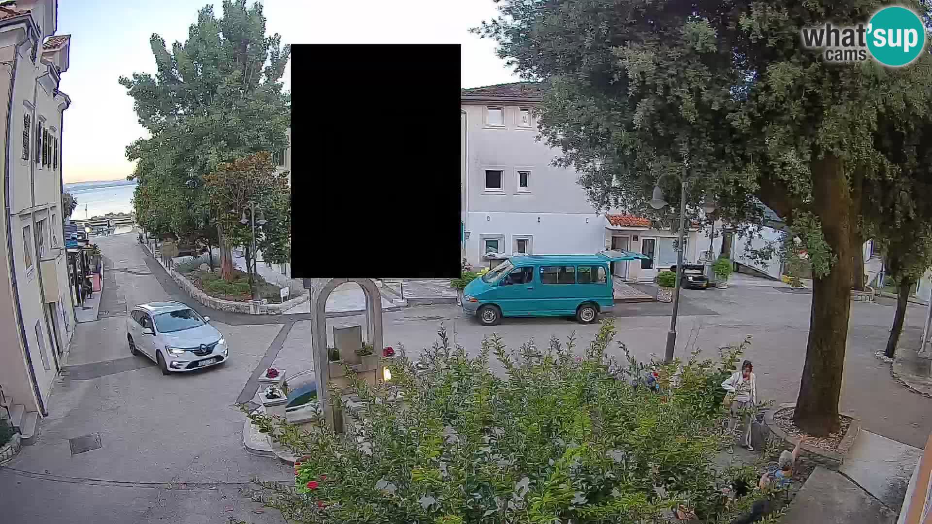 Webcam Mošćenička Draga Center – Live View of the Town Center