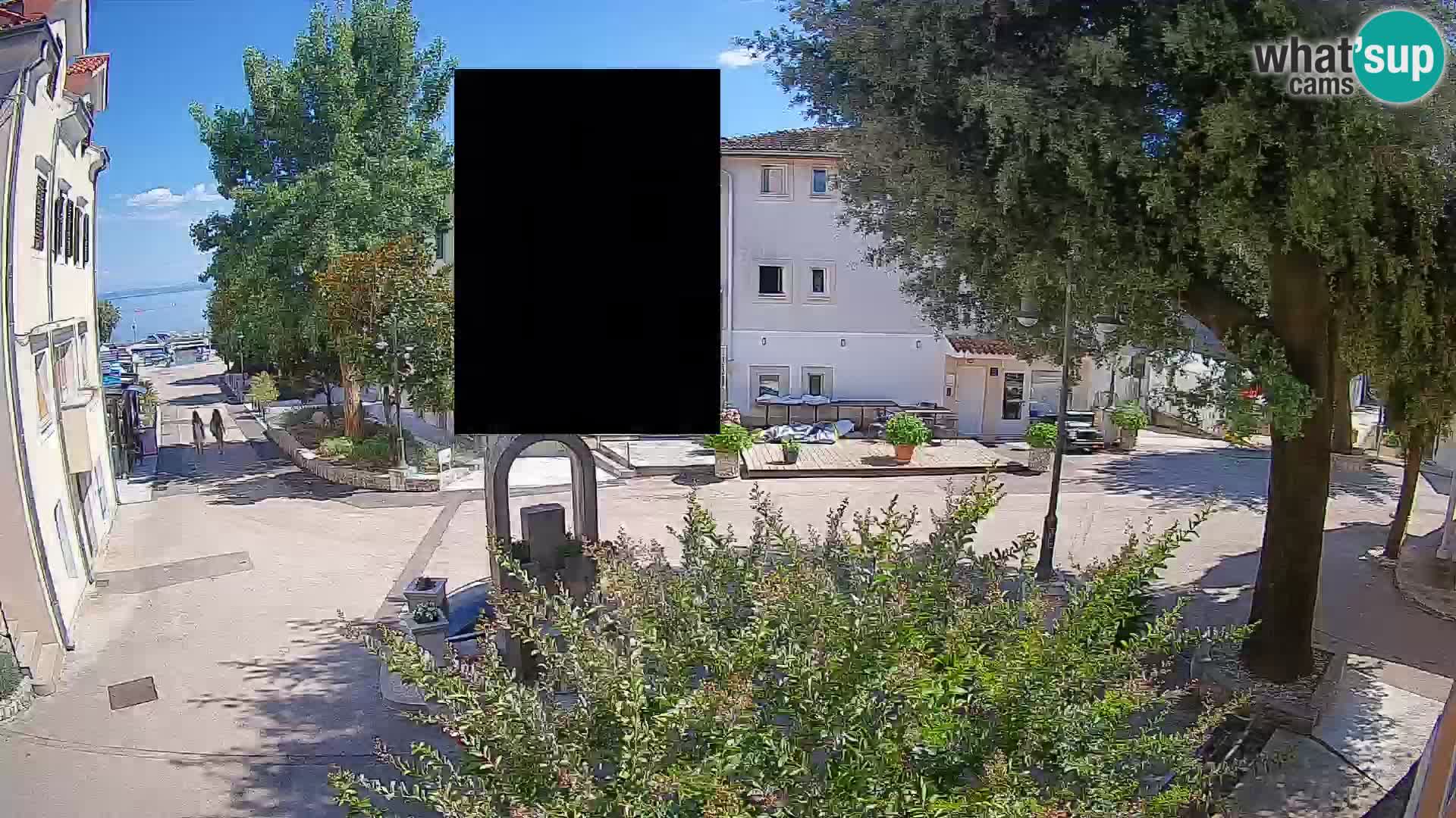 Webcam centre de Mošćenička Draga – Vue en direct du centre-ville
