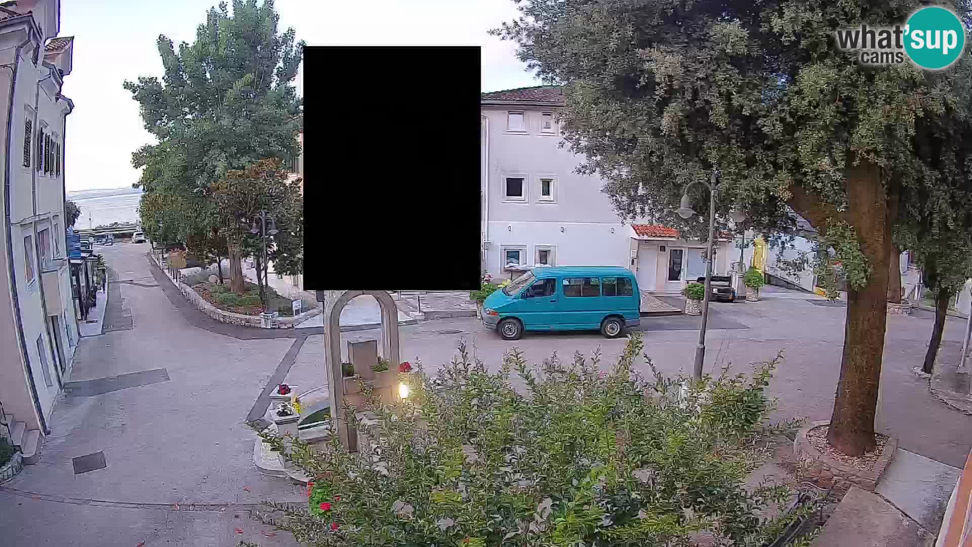 Webcam Mošćenička Draga Center – Live View of the Town Center
