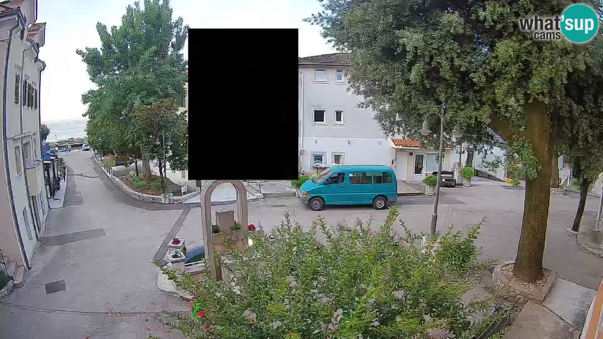 Webcam Centro Draga di Moschiena – Vista live sul centro