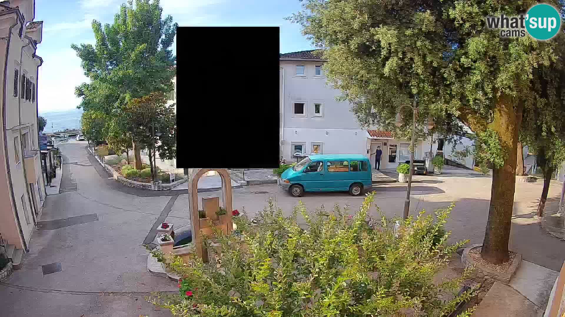 Webcam Centro Draga di Moschiena – Vista live sul centro