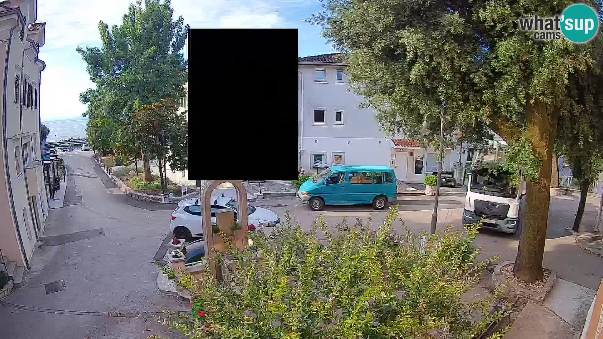 Webcam Mošćenička Draga Zentrum – Liveblick auf das Ortszentrum