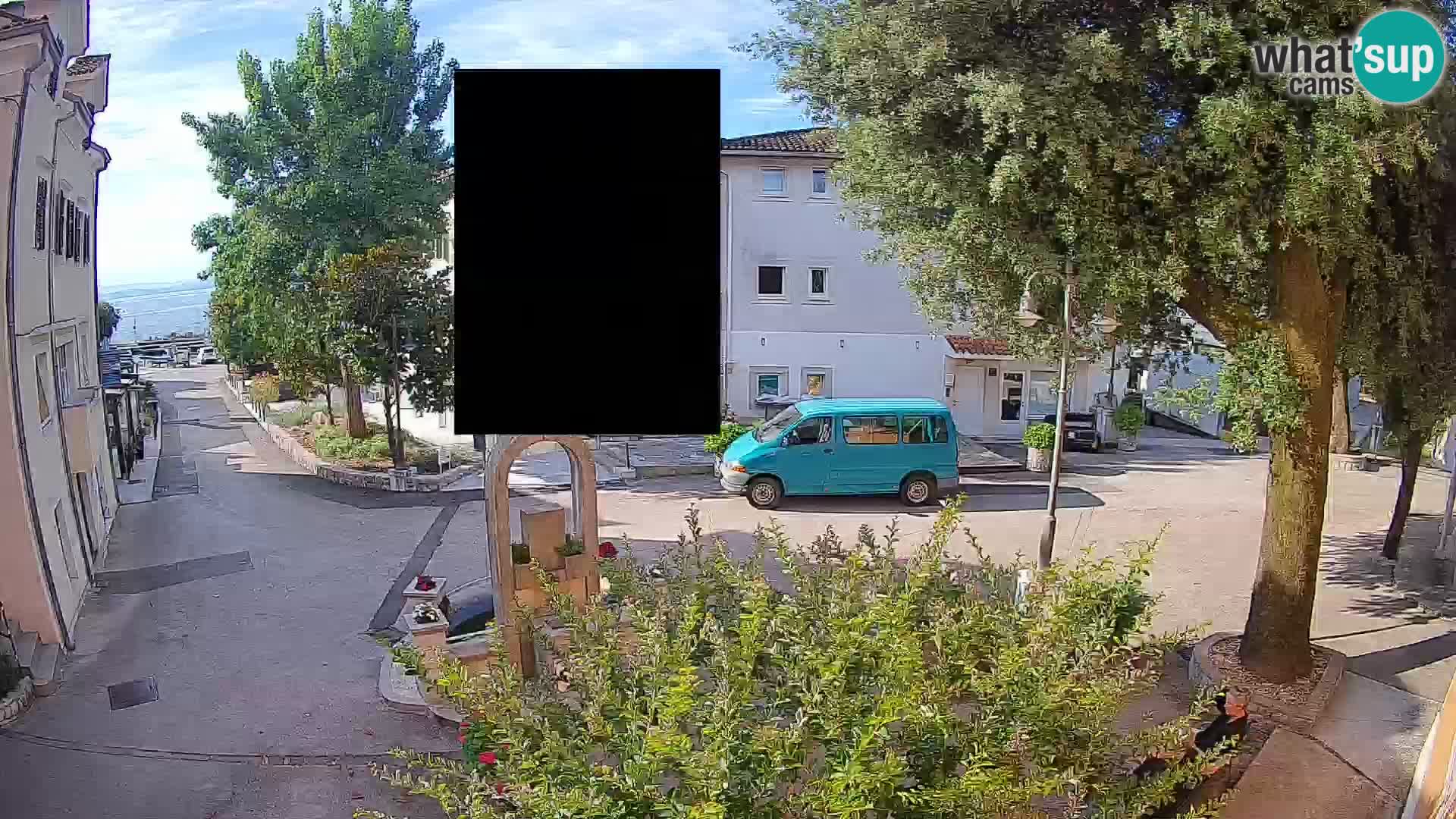 Webcam Mošćenička Draga Zentrum – Liveblick auf das Ortszentrum