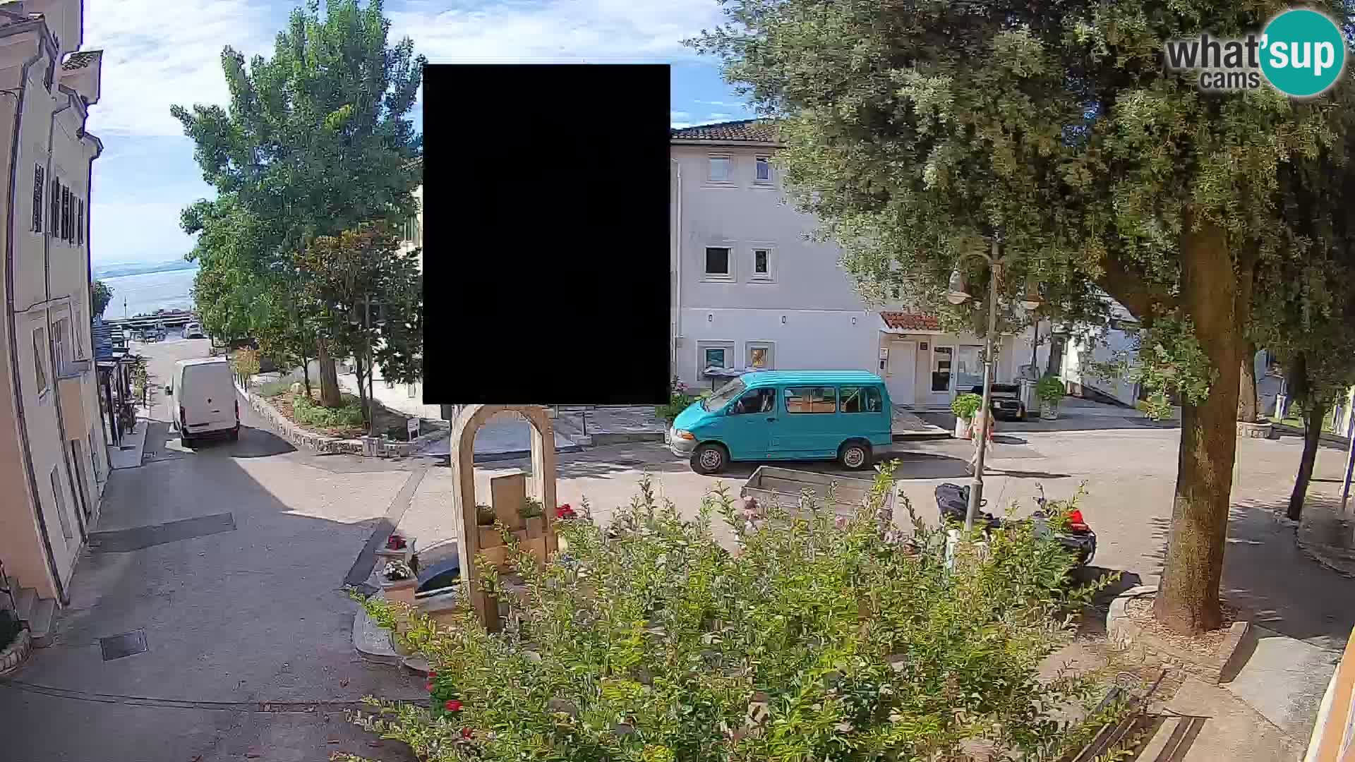 Webcam Centro Draga di Moschiena – Vista live sul centro