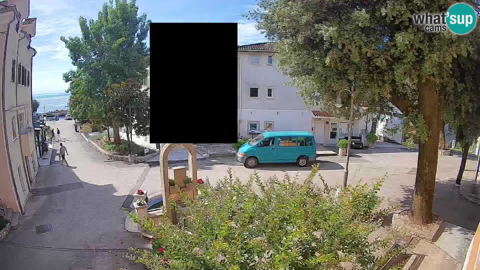 Webcam centre de Mošćenička Draga – Vue en direct du centre-ville