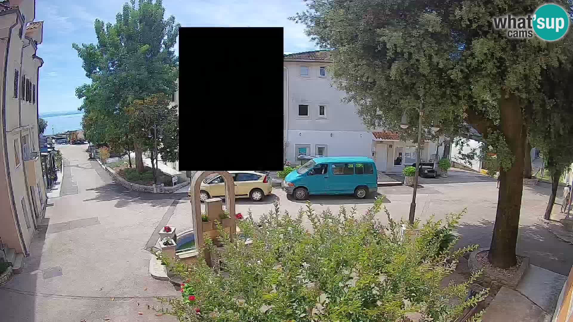 Webcam centre de Mošćenička Draga – Vue en direct du centre-ville