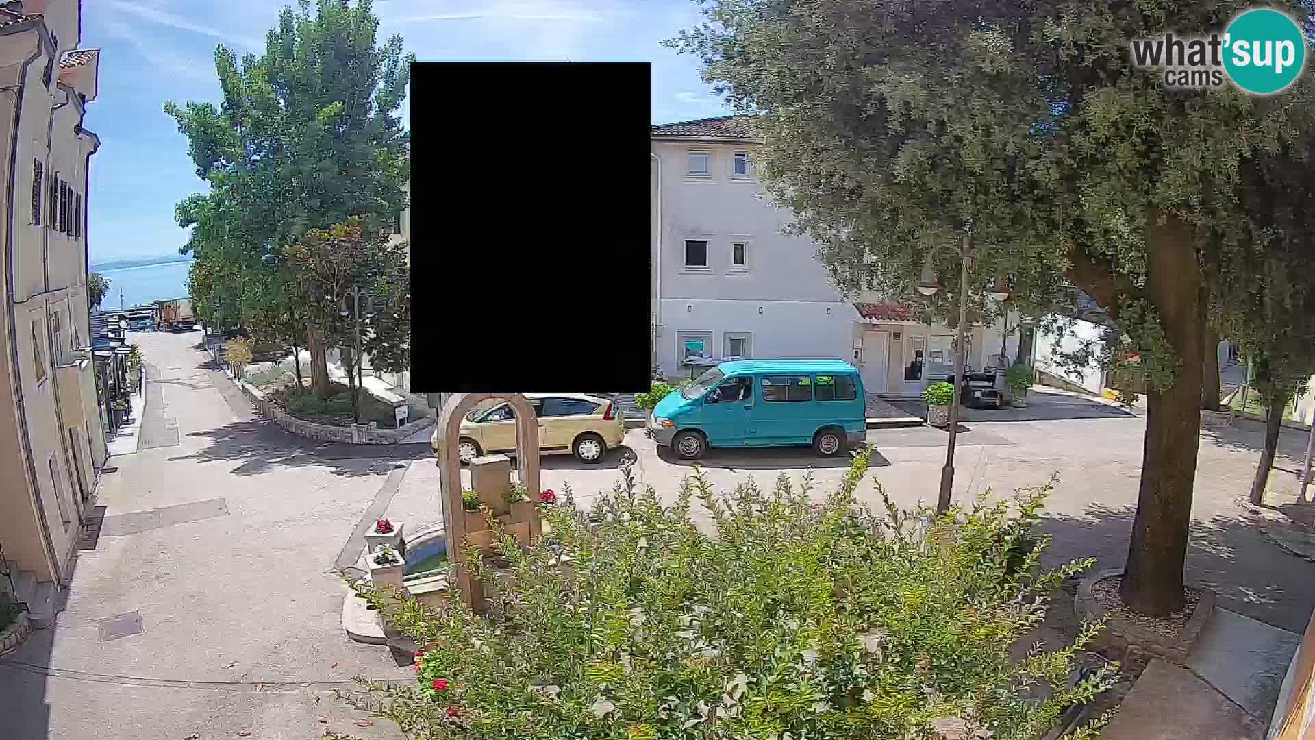 Webcam centre de Mošćenička Draga – Vue en direct du centre-ville