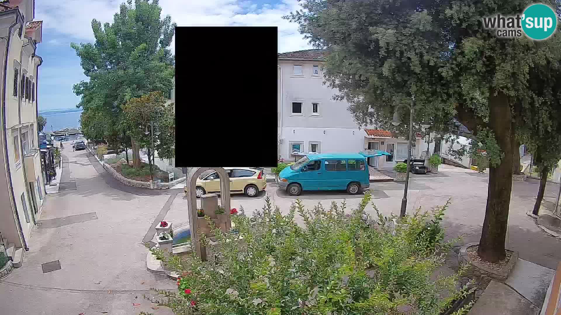 Webcam centre de Mošćenička Draga – Vue en direct du centre-ville