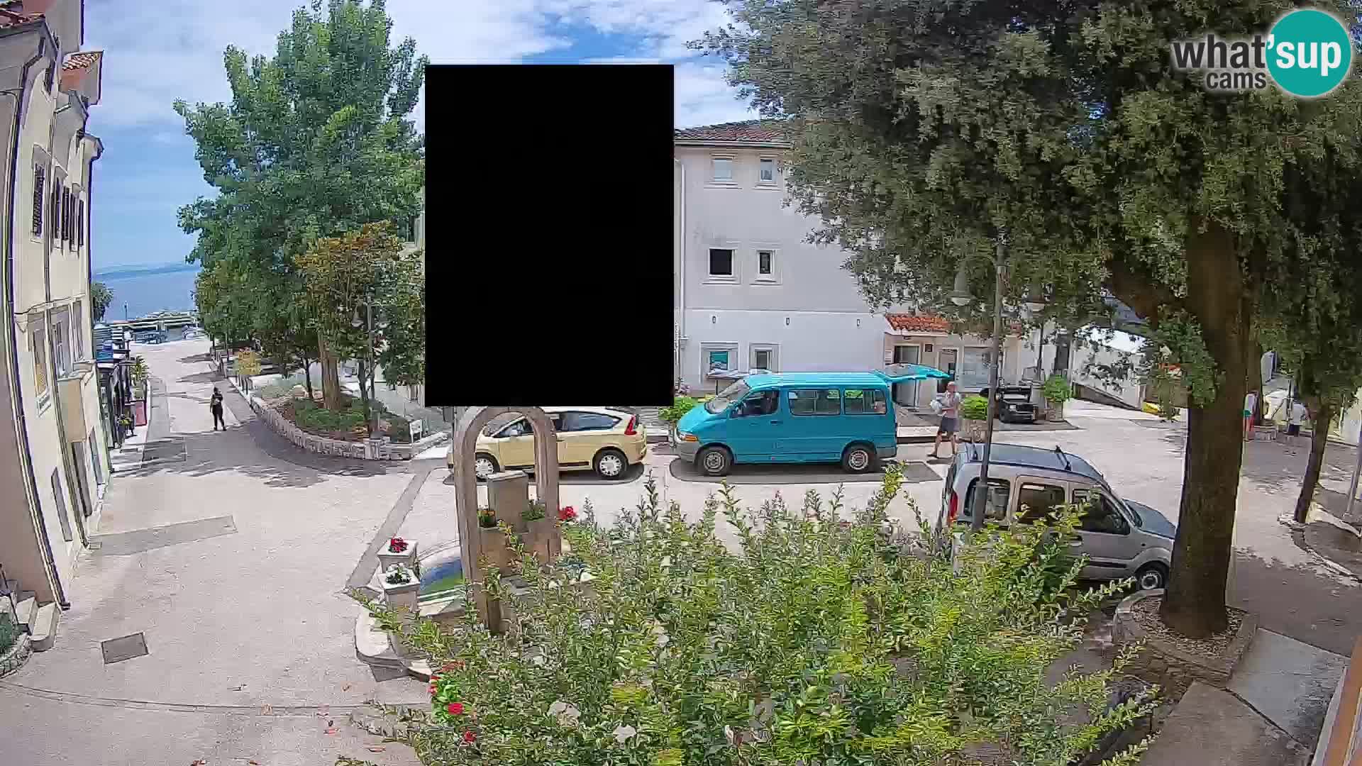 Spletna kamera center Mošćeniška Draga – Pogled v živo