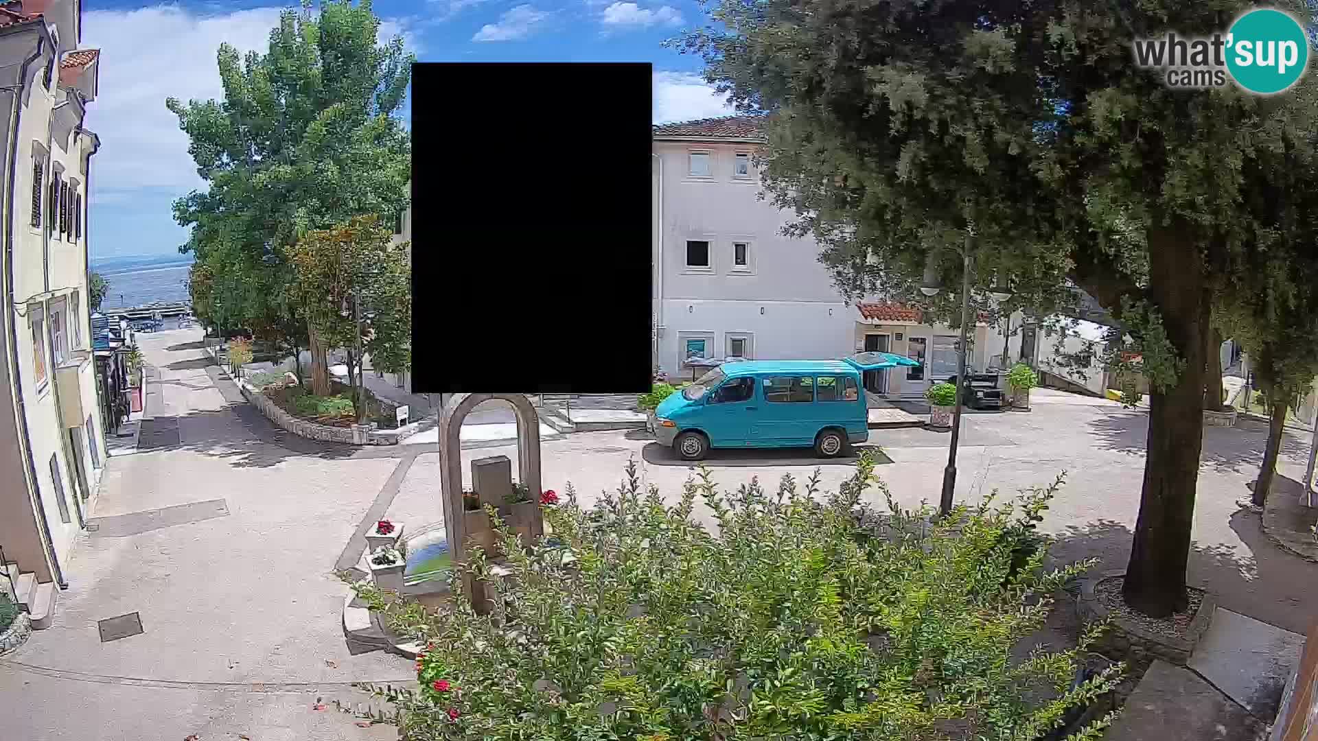 Webcam Centro Draga di Moschiena – Vista live sul centro