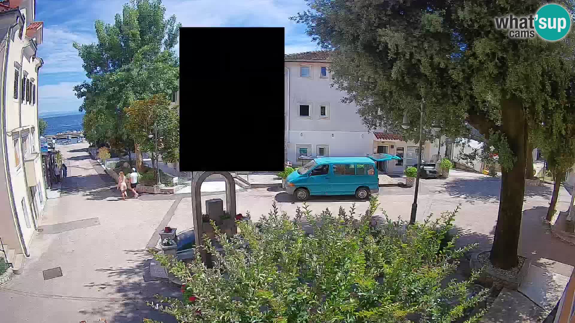 Webcam Mošćenička Draga Zentrum – Liveblick auf das Ortszentrum