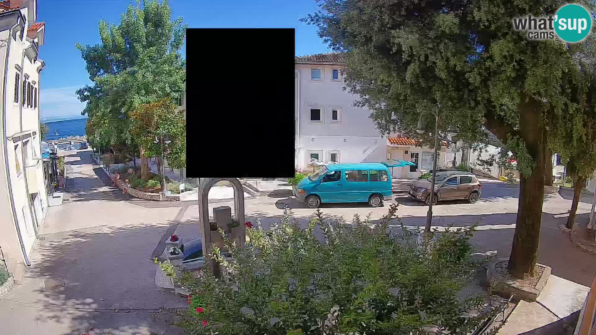 Web kamera centar Mošćeničke Drage – Pogled uživo