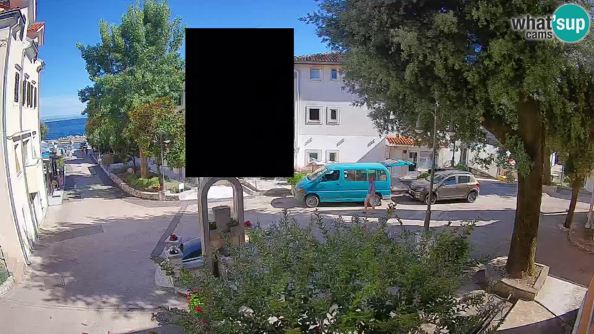 Webcam Mošćenička Draga Zentrum – Liveblick auf das Ortszentrum