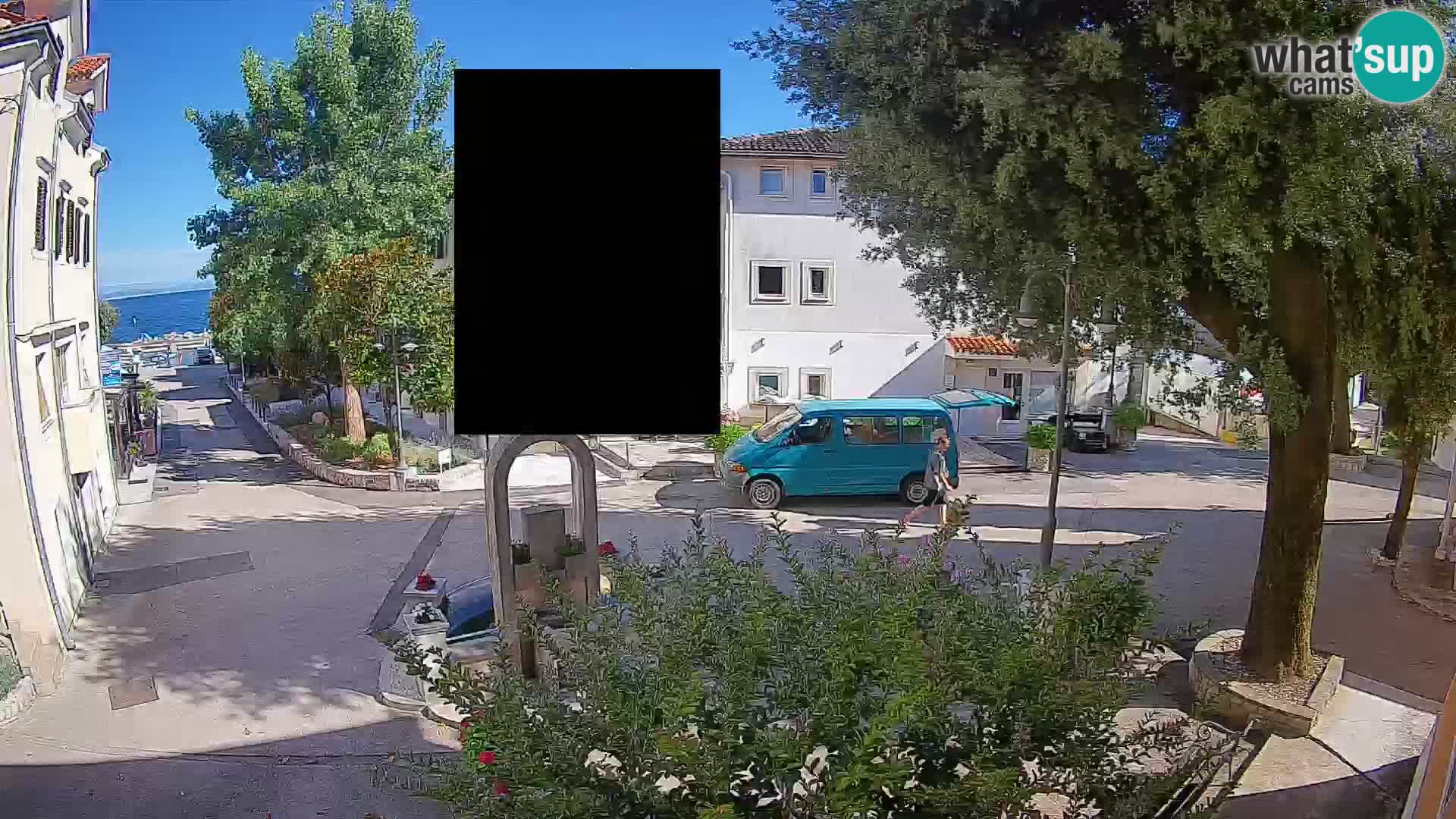Spletna kamera center Mošćeniška Draga – Pogled v živo