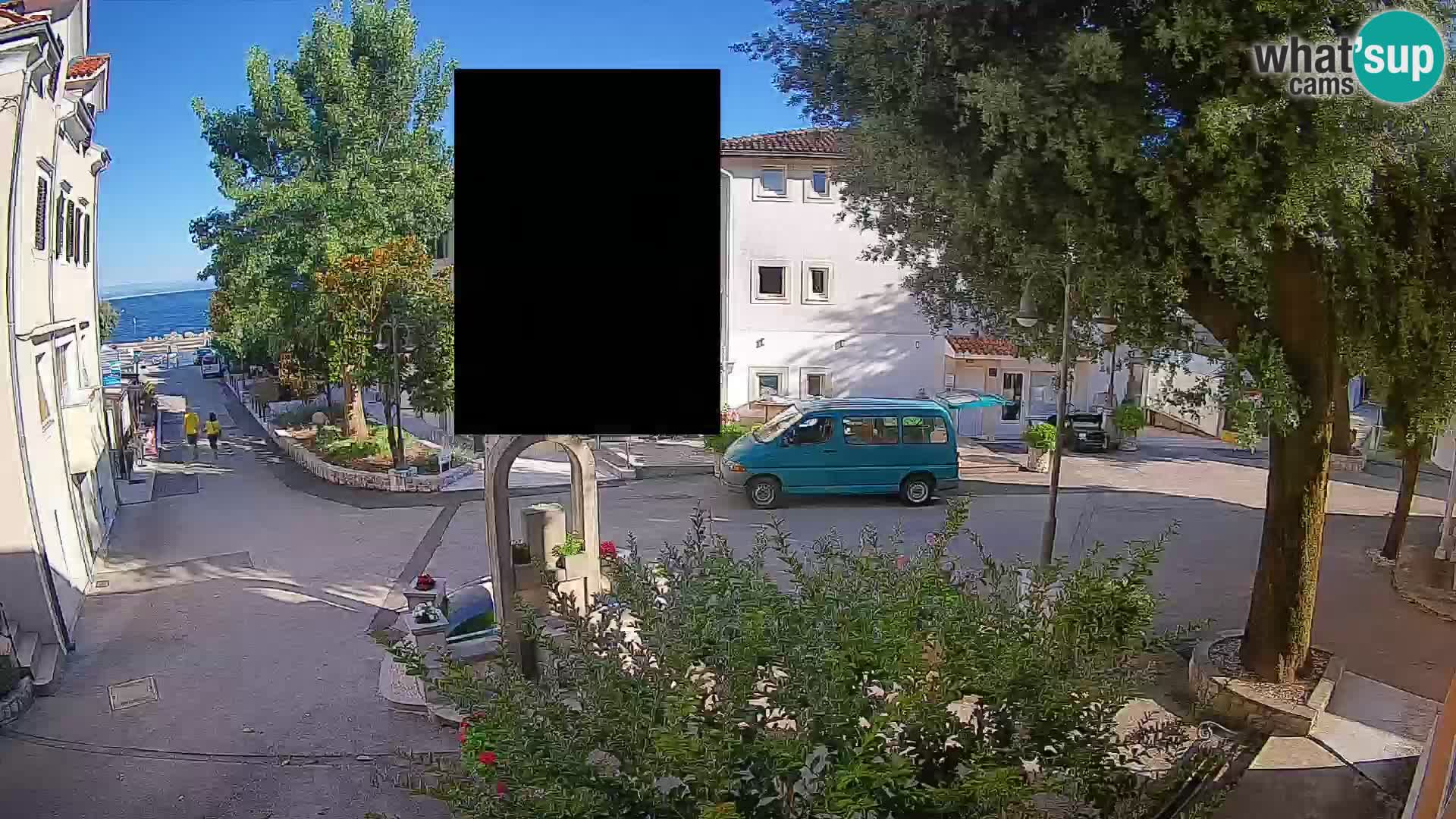 Webcam Centro Draga di Moschiena – Vista live sul centro