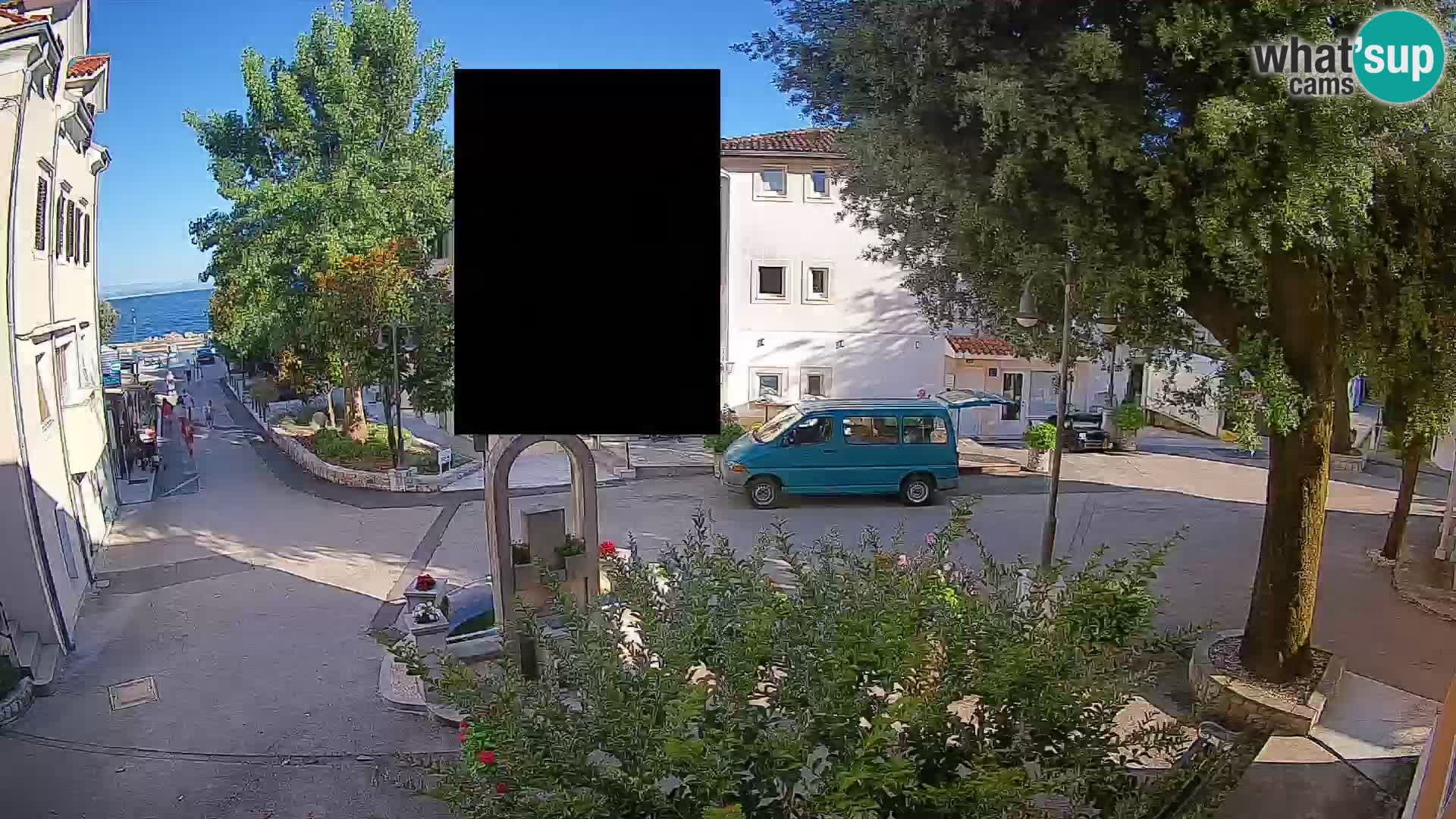 Webcam Mošćenička Draga Zentrum – Liveblick auf das Ortszentrum