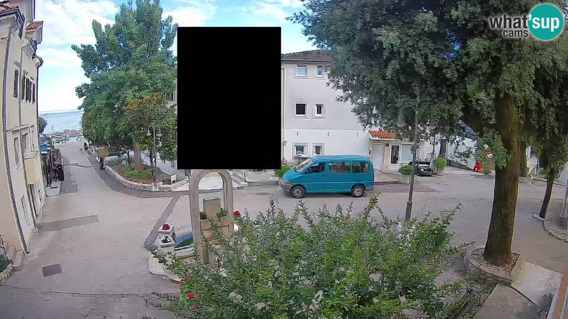 Webcam Centre de Mošćenička Draga – Vue en direct du centre-ville
