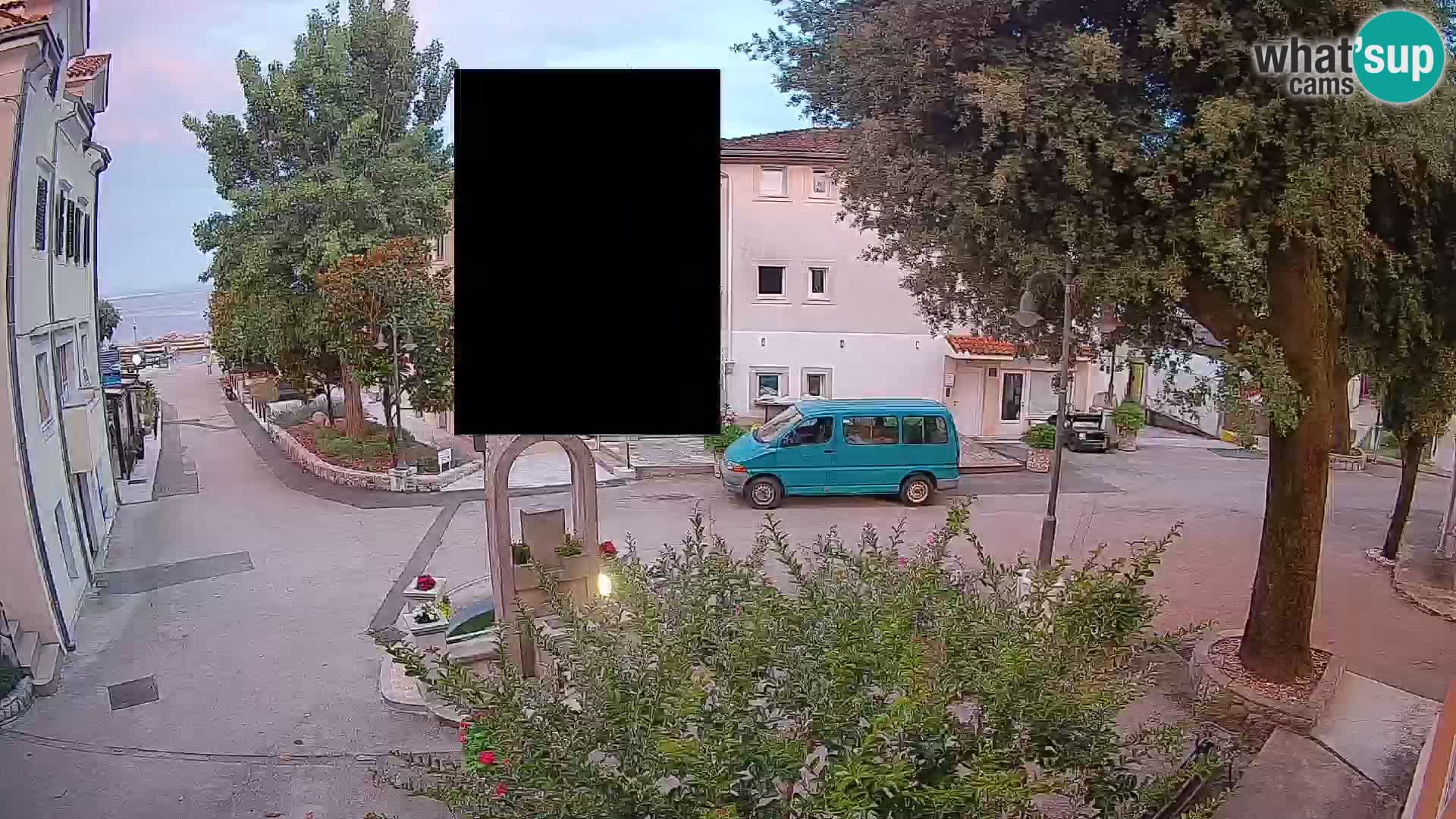 Webcam Centro Draga di Moschiena – Vista live sul centro