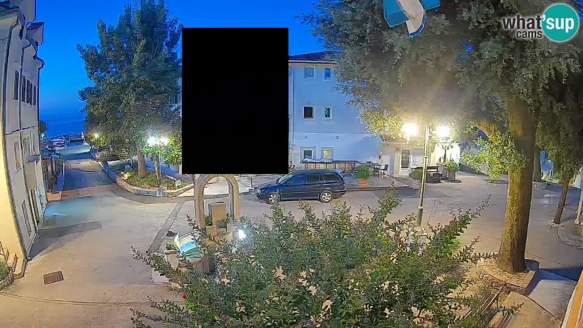 Webcam Centre de Mošćenička Draga – Vue en direct du centre-ville