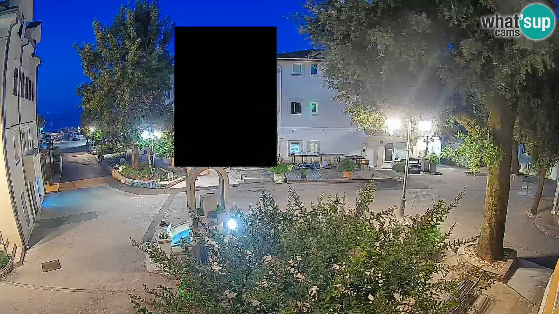 Webcam Centre de Mošćenička Draga – Vue en direct du centre-ville