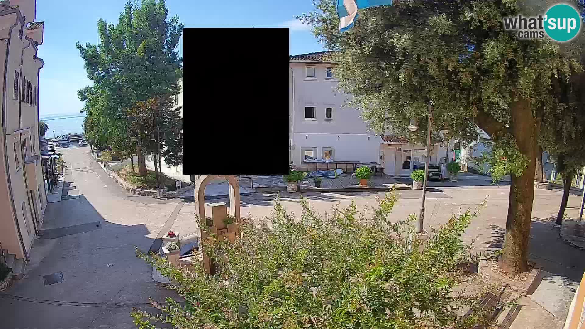 Webcam Centro Draga di Moschiena – Vista live sul centro