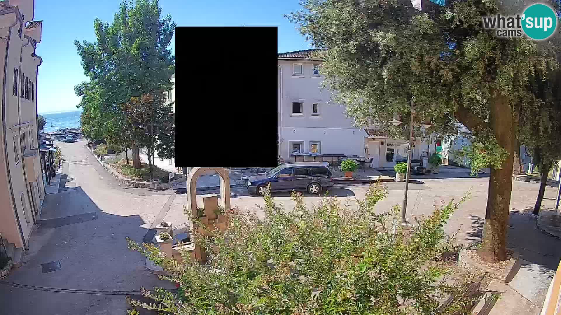 Webcam Mošćenička Draga Center – Live View of the Town Center