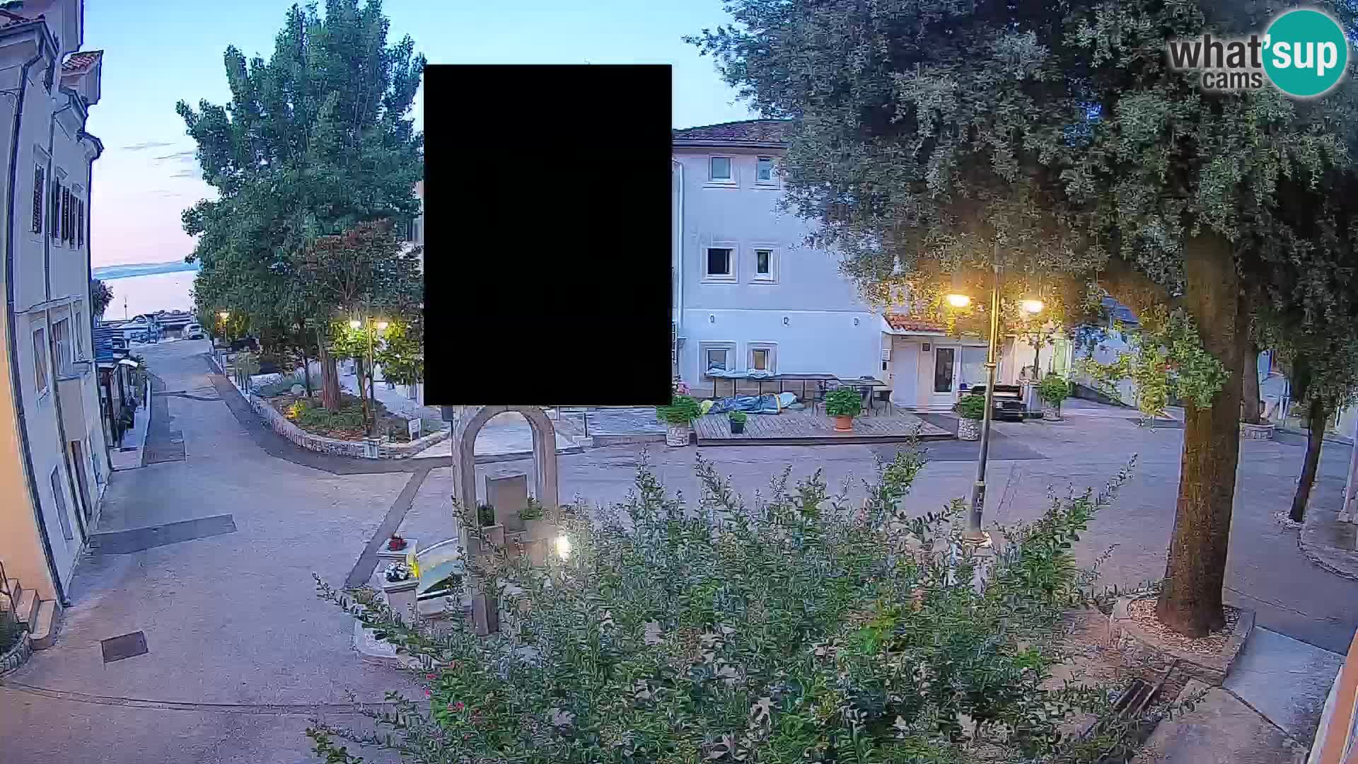 Webcam Centre de Mošćenička Draga – Vue en direct du centre-ville