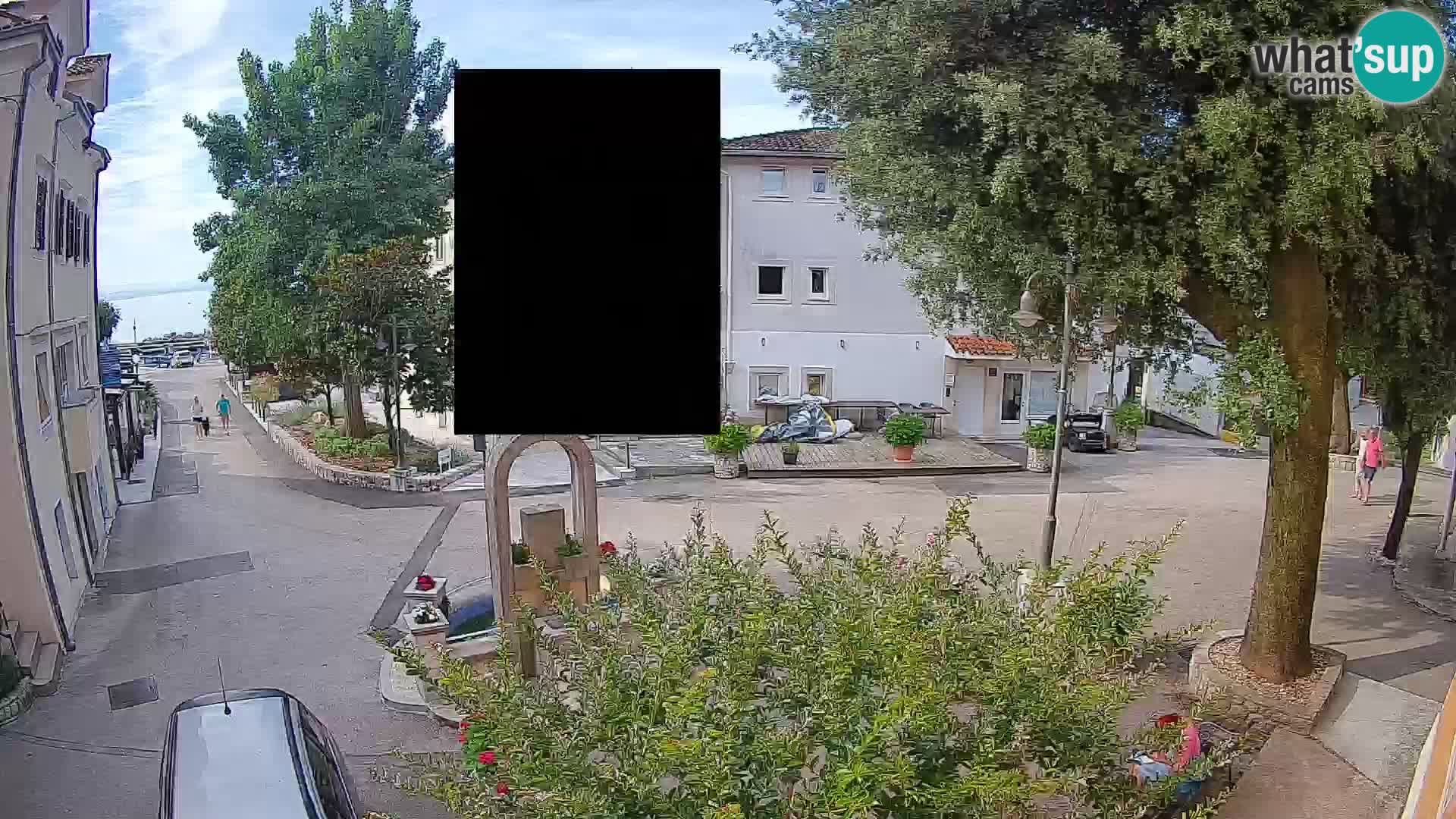 Webcam Mošćenička Draga Center – Live View of the Town Center