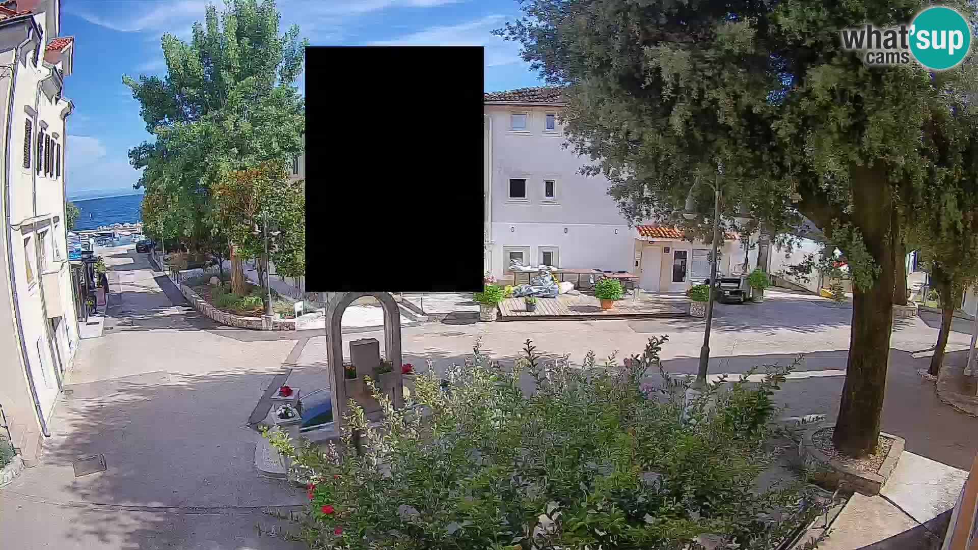 Spletna kamera center Mošćeniška Draga – Pogled v živo