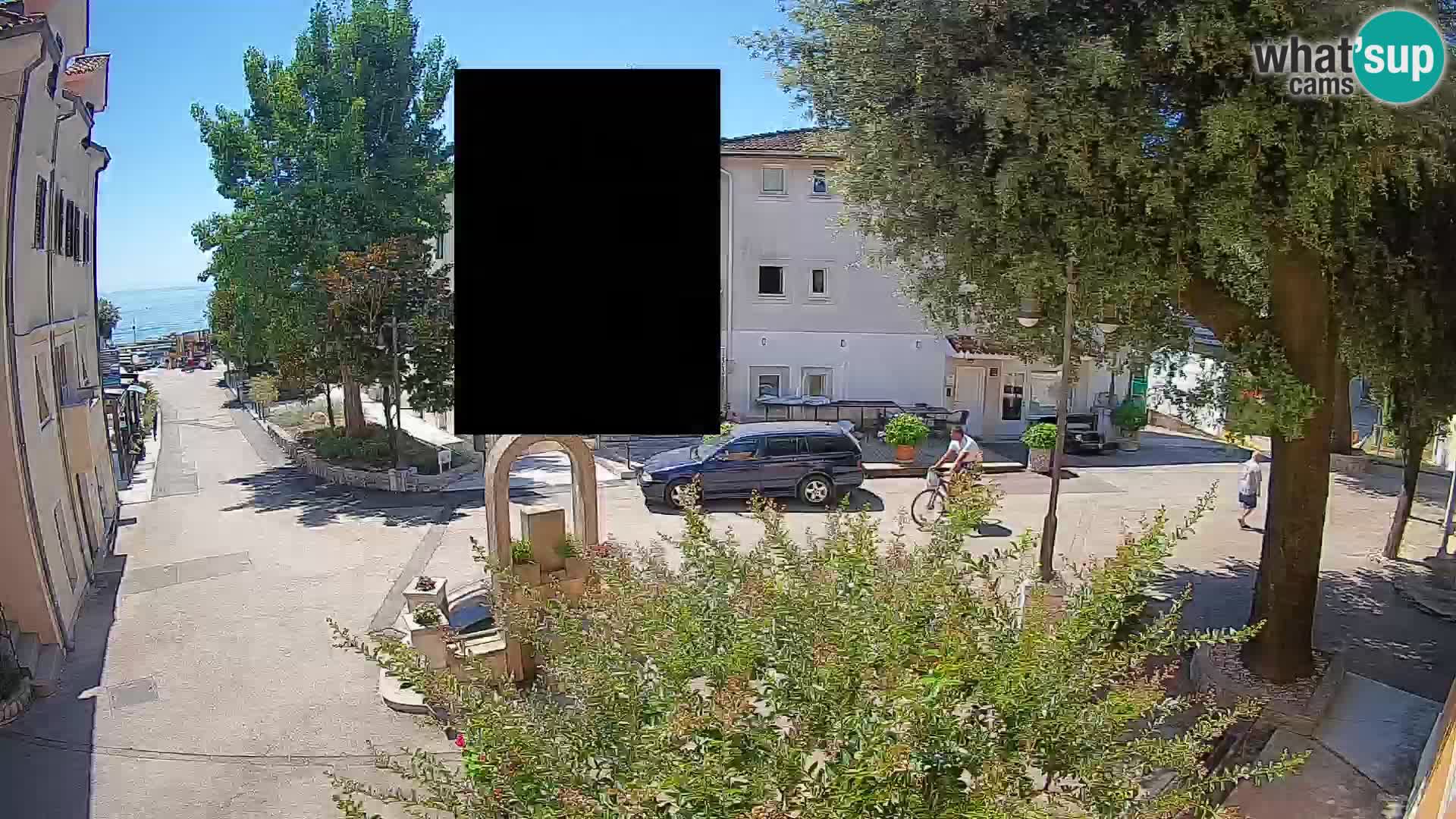 Webcam Centro Draga di Moschiena – Vista live sul centro